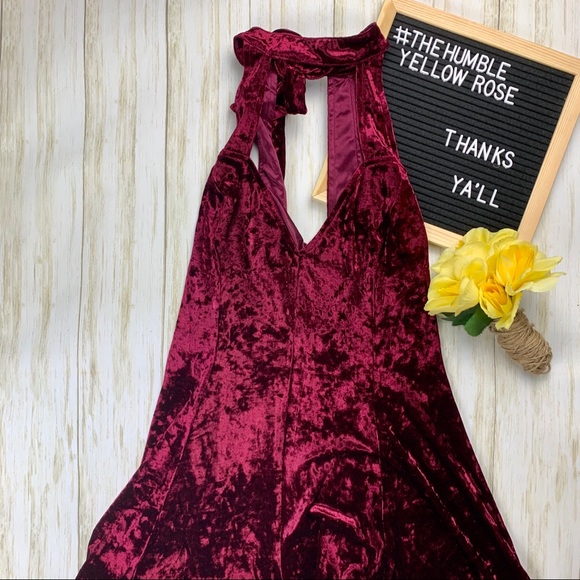 Lush Red Velvet Romper - Picture 2 of 7